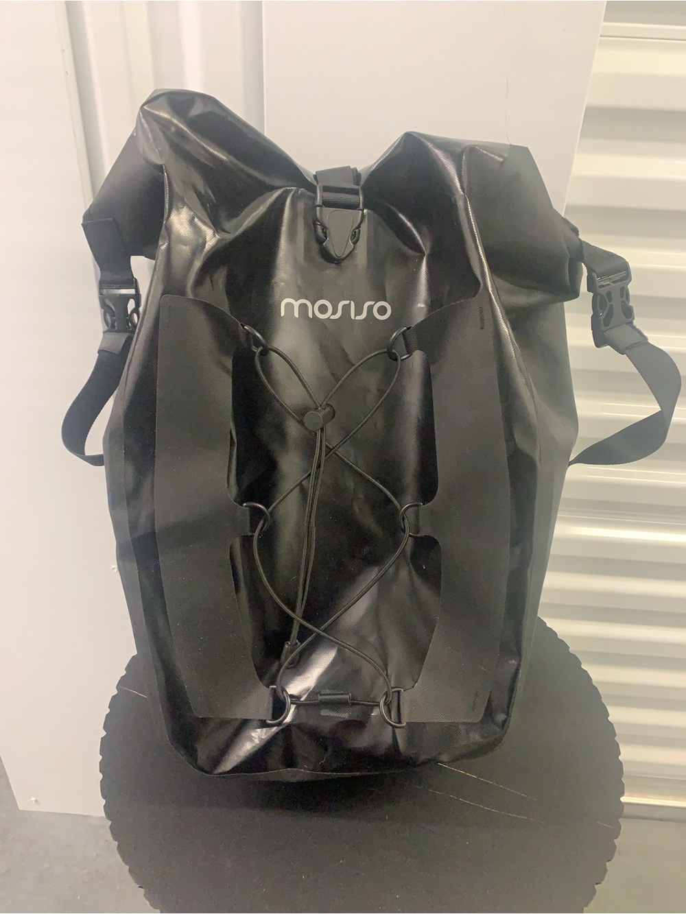 Mosiso Waterproof Roll-Top Backpack Bicycle